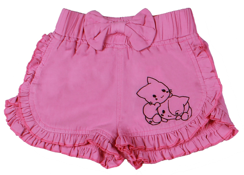 картинка Шорты для девочки 2-5 лет 100% хлопок BONITO KIDS/OP884/уп.4шт./меш.500шт. от BonitoKids