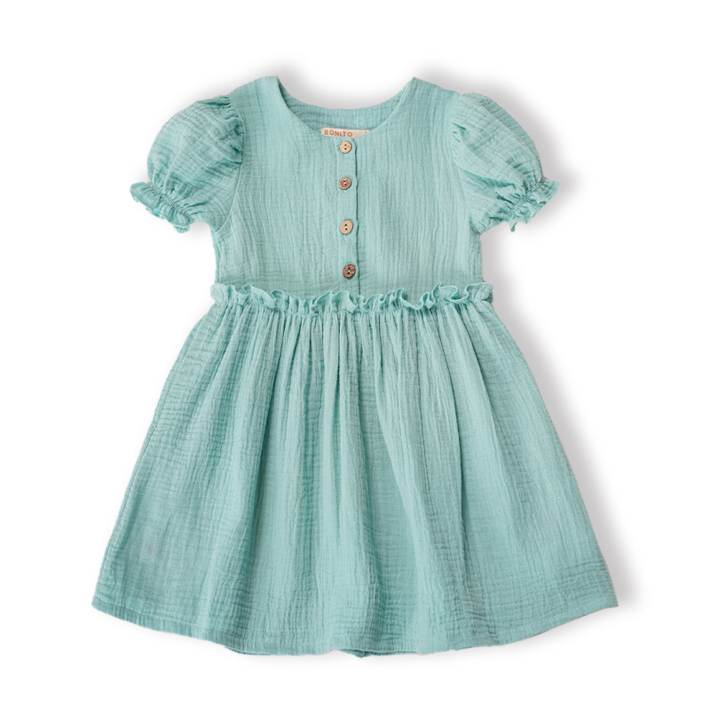 картинка КГ Платье для девочки 2-5 лет 100% хлопок BONITO KIDS/OP1930/уп.4шт./меш.260шт. от BonitoKids