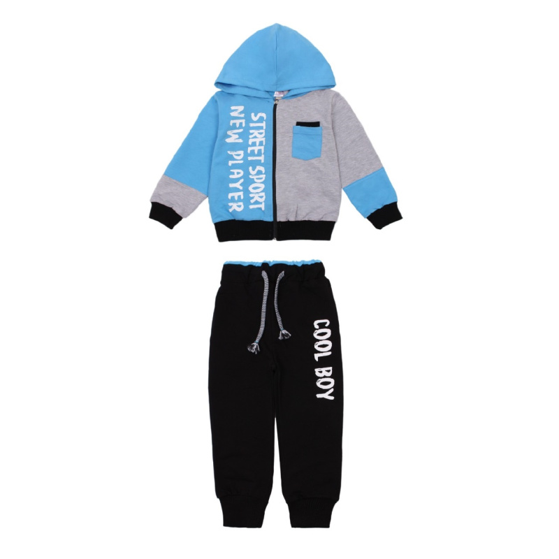 картинка ЧЗ Комплект для мальчика(толстовка,трико) 3-7, Футер 2-х нитка,BONITO KIDS/OP1221(ЧЗ)уп.5 шт./меш.100шт. от BonitoKids