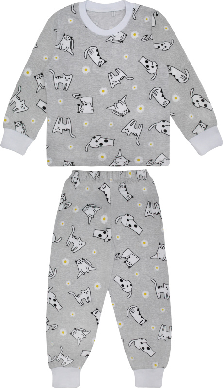 картинка БГ_ЧЗ Пижама для девочки  3-7 лет 100% хлопок BONITO KIDS/SS6043D(01-24)(ЧЗ)/уп.5шт./меш.225шт. от BonitoKids