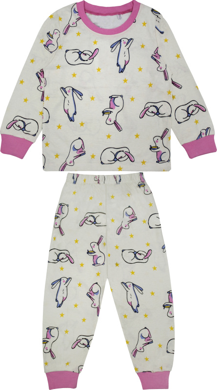 картинка БГ_ЧЗ Пижама для девочки  3-7 лет 100% хлопок BONITO KIDS/SS6043D(01-24)(ЧЗ)/уп.5шт./меш.225шт. от BonitoKids