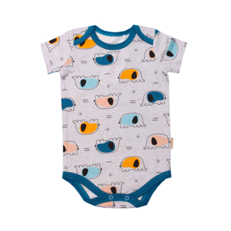 картинка ЧЗ Боди для детей 68-86 см 100% хлопок BONITO KIDS/OP1870(ЧЗ)/уп.4шт./меш.800шт. от BonitoKids