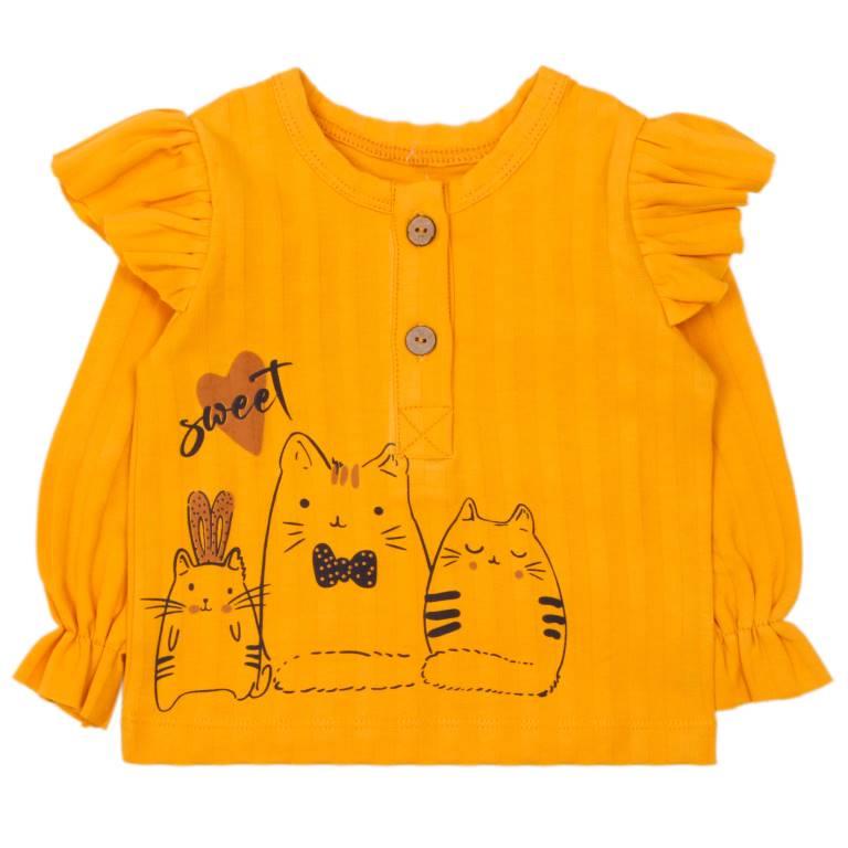 картинка ЧЗ Кофта для девочек 62-86 см, BONITO KIDSD/OP1458(ЧЗ)/уп.5шт./меш.480шт. от BonitoKids