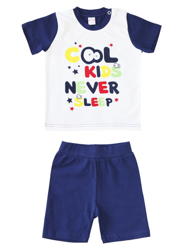 картинка Комплект для мальчика (футболка,шорты) 68-86 рост 100% х/б BONITO KIDS/OP335M,OP335Ш/уп.4шт./меш.568шт. от BonitoKids