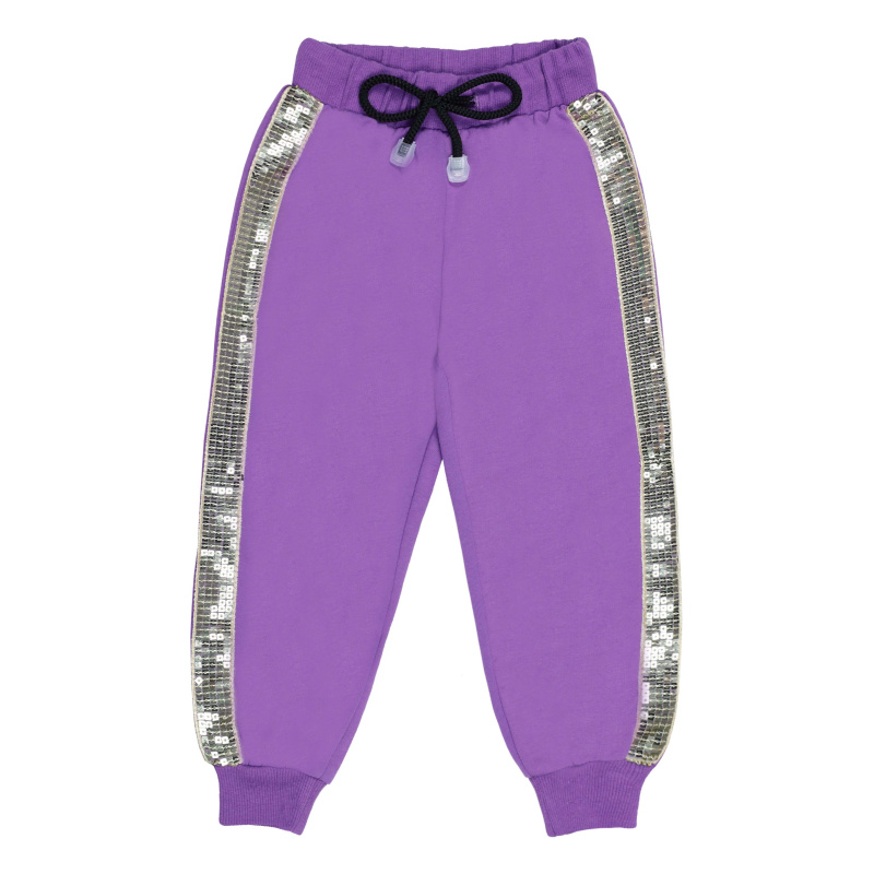 картинка БГ_ЧЗ Брюки для девочки 2-6 лет, 100% х/б, BONITO KIDS/BK1615B(ЧЗ)/уп.5шт/меш.400шт. от BonitoKids