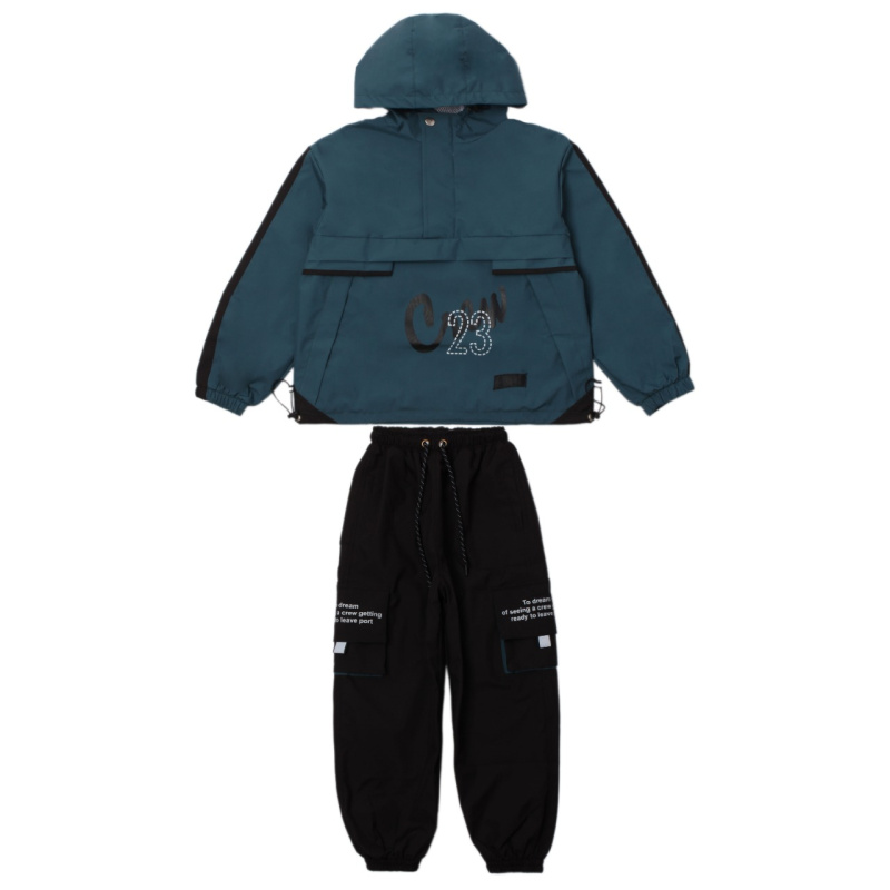 картинка ЧЗ Комплект для мальчика (толстовка, трико), 9-12 лет, 100% п/э, BONITO KIDS/OP100(01-22)(ЧЗ)/уп.4шт./меш.84шт. от BonitoKids