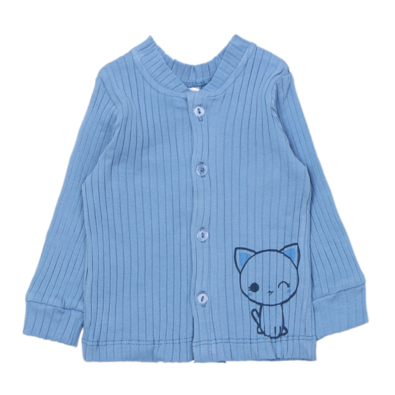 картинка ЧЗ Кофта для детей 68-92 см кашкорсе BONITO KIDSD/OP1352(ЧЗ)/уп.5шт./меш.550шт. от BonitoKids