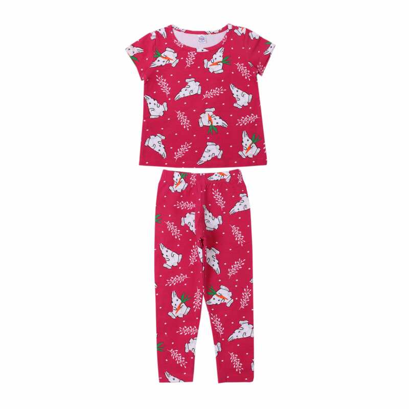 картинка БГ_ЧЗ Комплект для девочки (футболка и лосины) 3-7 лет, 100% хл, BONITO KIDS/SS6038(ЧЗ)/уп.5шт./меш.325шт. от BonitoKids