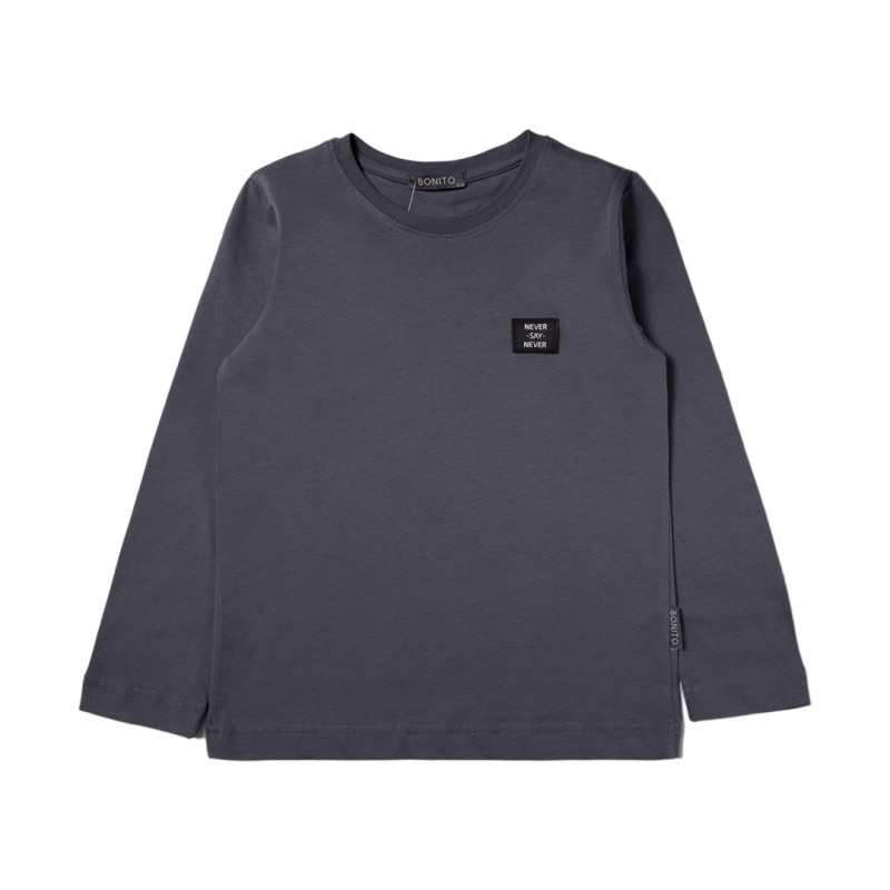 картинка БГ_ЧЗ Свитшот для мальчика 8-12 лет 100% хлопок BONITO KIDS/SS6096(01-24)(ЧЗ)/уп.5шт./меш.450шт. от BonitoKids