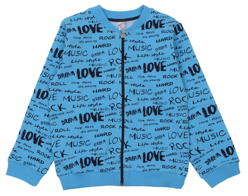 картинка ЧЗ Бомбер для мальчика 8-12 лет 65% хлопок, 27% пэ, 8% эластан BONITO KIDS/OP1245(ЧЗ)/уп.5шт./меш.180шт. от BonitoKids