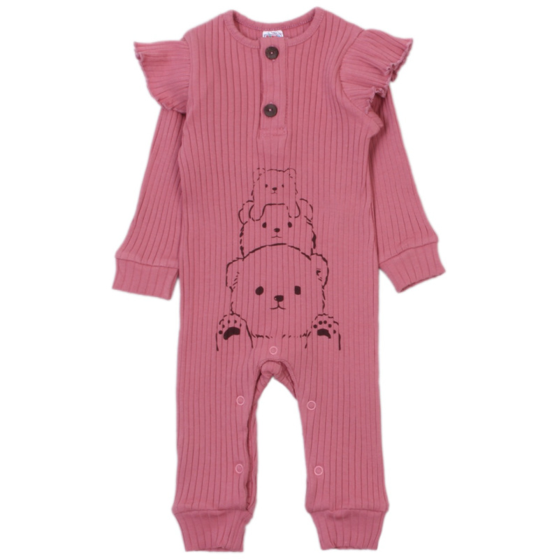 картинка КГ_БГ Комбинезон для девочки 68-92 100% х\б BONITO KIDS/OP1353/уп.5шт./меш.375шт. от BonitoKids