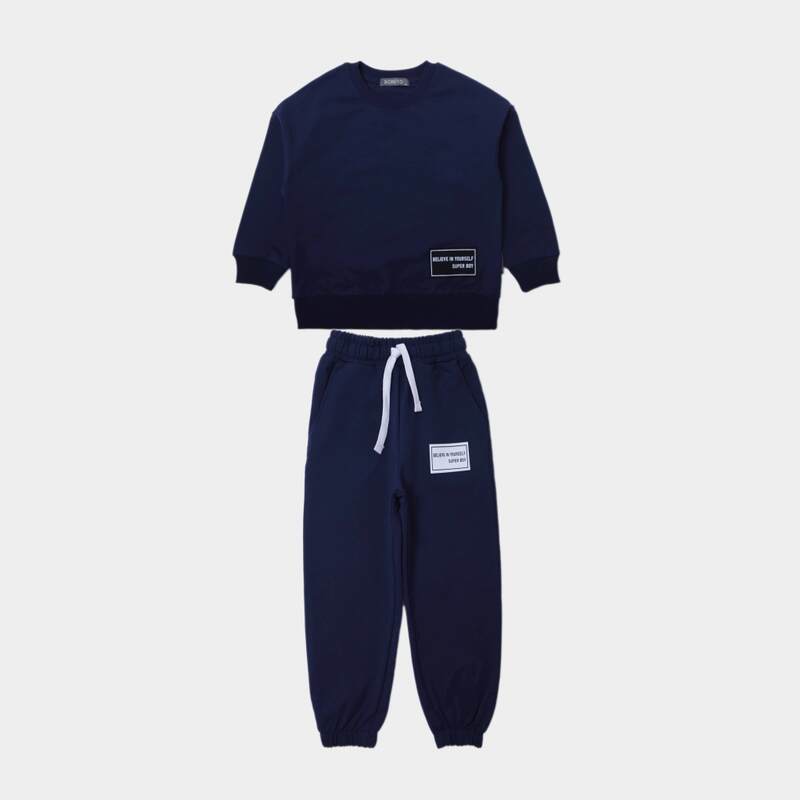 картинка КГ_БГ Комплект для мальчика (свитшот и штаны), 3-7 лет, 92% хлопок, 8% лайкра, BONITO KIDS/SS6058(01-23)/уп.5шт./меш.150шт. от BonitoKids