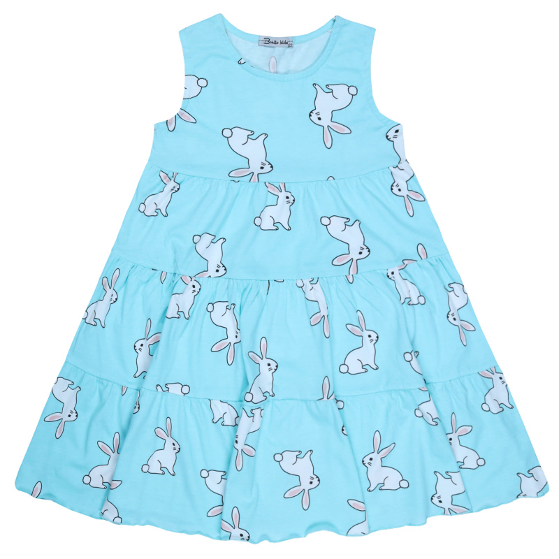 картинка БГ Платье для девочки 7-11 лет 100% хлопок BONITO KIDS/BK1759P(02-23)/уп.5шт./меш.275шт. от BonitoKids