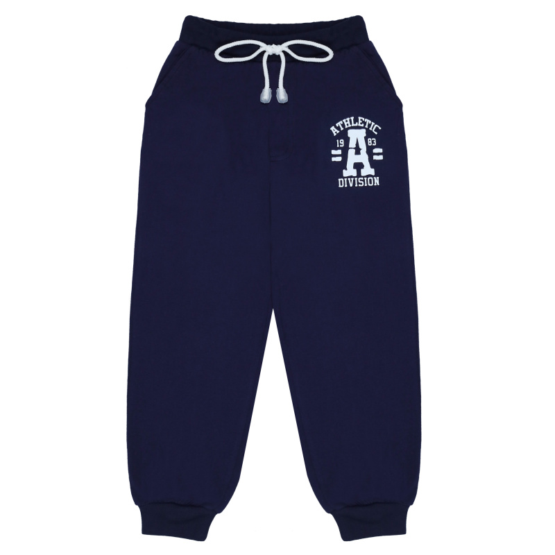 картинка БГ_ЧЗ Штаны для мальчика 7-11 лет, 100% хлопок, BONITO KIDS/BK1312B(09-24)(ЧЗ)/уп.5шт./меш.300шт. от BonitoKids