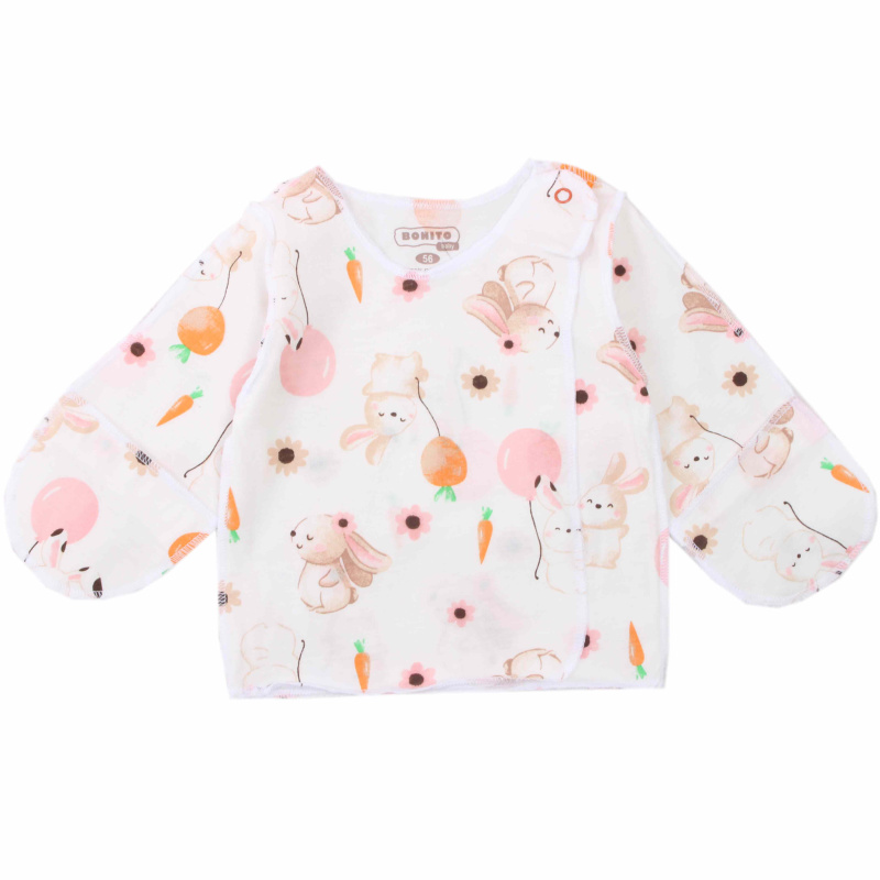 картинка Распашонка для новорожденных 56-62 см 100% хлопок BONITO KIDS/OP1868/уп.12шт./меш.1080шт. от BonitoKids