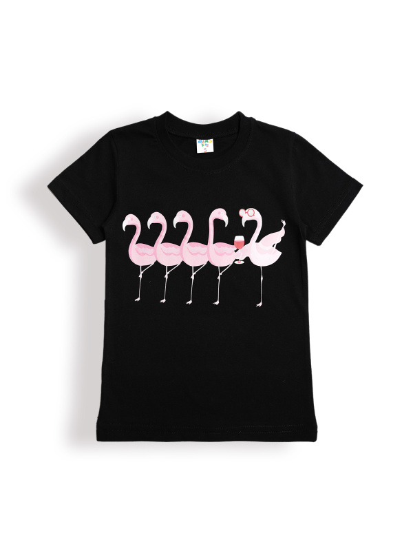 картинка КГ Футболка для девочки 5-8 лет 100% хлопок DIAS KIDS/DK0002D/уп.4шт./меш.800шт. от BonitoKids