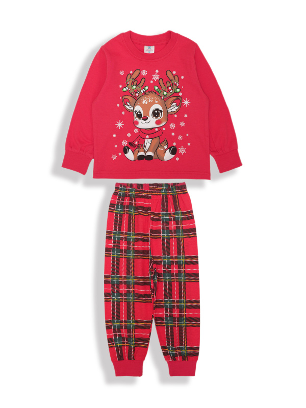 картинка БГ_ЧЗ Пижама для мальчика, 2-6 лет, 100% хлопок, BONITO KIDS/BK1495PJ(2025)/уп.5шт./меш.300шт. от BonitoKids