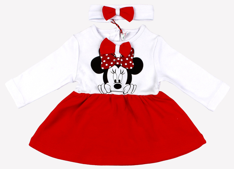 картинка КГЛ Платье для девочки 68-86 см 100% х/б BONITO KIDS/OP1073(minni)/уп.4шт./меш.480шт. от BonitoKids