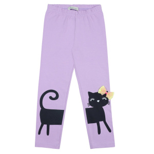 картинка ЧЗ Лосины для девочки 3-7 лет 92% хлопок, 8% лайкра BONITO KIDS/BK1609L(ЧЗ)/уп.5шт./меш.700шт. от BonitoKids