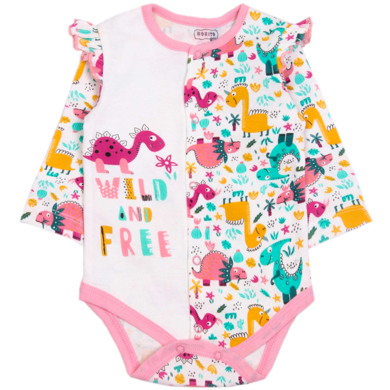 картинка БГ_ЧЗ Боди для детей 68-86 см BONITO KIDS/OP1442(ЧЗ)/уп.4шт./меш.456шт. от BonitoKids