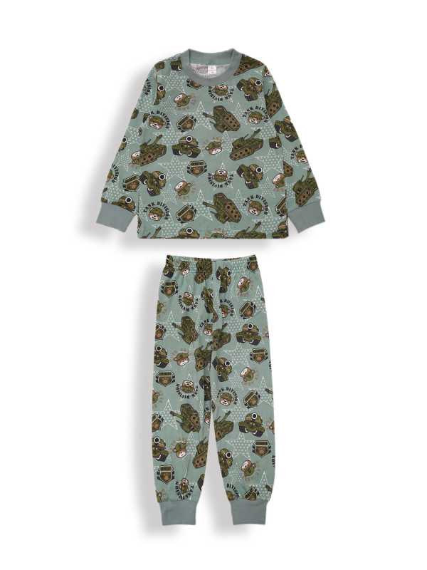 картинка БГ_ЧЗ Пижама для мальчика 3-7 лет 100% хлопок BONITO KIDS/SS6157(ЧЗ)/уп.5шт./меш.300шт. от BonitoKids