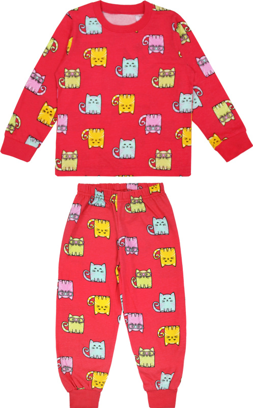 картинка БГ_ЧЗ Пижама для девочки  3-7 лет 100% хлопок BONITO KIDS/SS6043D(01-24)(ЧЗ)/уп.5шт./меш.225шт. от BonitoKids