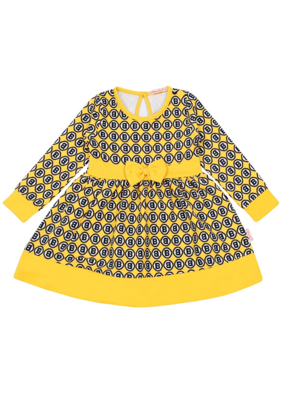 картинка ЧЗ Платье для девочки 3-7 лет 100% хлопок BONITO KIDS/BK1510P(ЧЗ)/уп.5шт./меш.250шт. от BonitoKids