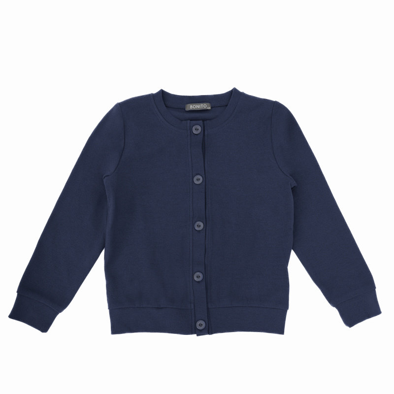 картинка БГ_ЧЗ Кардиган для девочки 7-11 лет, 95% х/б 5% лайкра BONITO KIDS/BK0276K(ЧЗ)/уп.5шт./меш.270шт. от BonitoKids