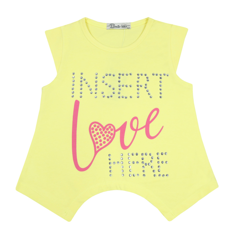 картинка БГ_ЧЗ Майка для девочки 5-8 лет 92% хлопок, 8% лайкра BONITO KIDS/BK1586K(ЧЗ)/ 4шт./меш.700шт. от BonitoKids