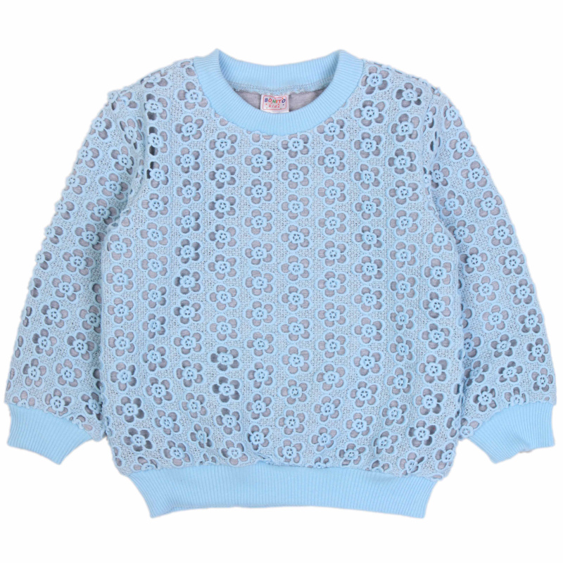 картинка КГ_ОТ Свитшот для девочки 3-7 лет 95% хлопок, 5% эластан BONITO KIDS/OP1716/уп.5шт./меш.195шт. от BonitoKids