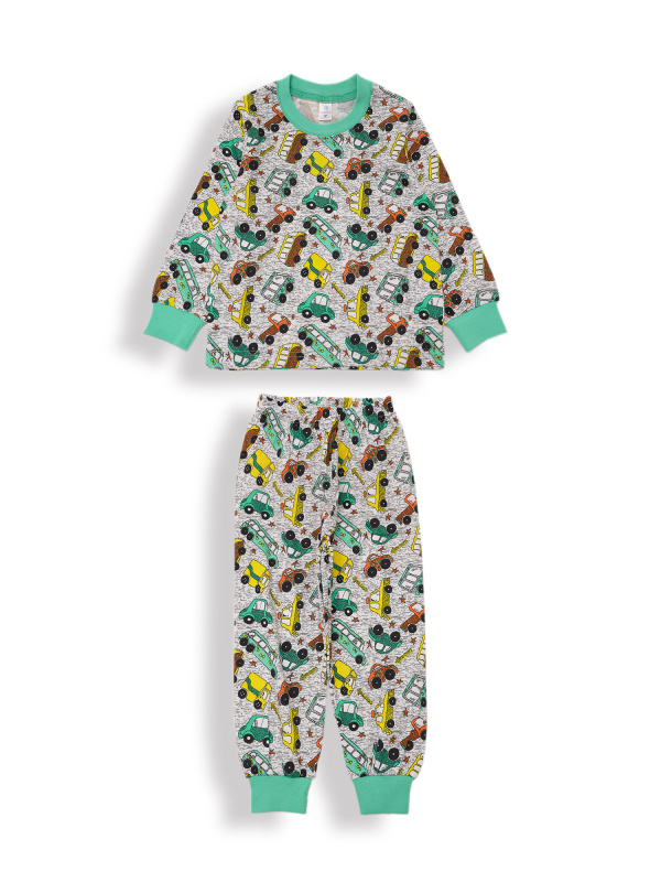 картинка БГ_ЧЗ Пижама для мальчика 3-7 лет 100% хлопок BONITO KIDS/SS6157(ЧЗ)/уп.5шт./меш.300шт. от BonitoKids