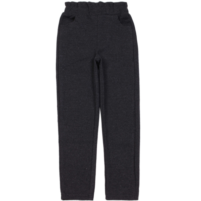 картинка ЧЗ Брюки для девочки 8-12 лет 92% хлопок, 8% эластан BONITO KIDS/OP1684(ЧЗ)/уп.5шт/меш.155шт. от BonitoKids