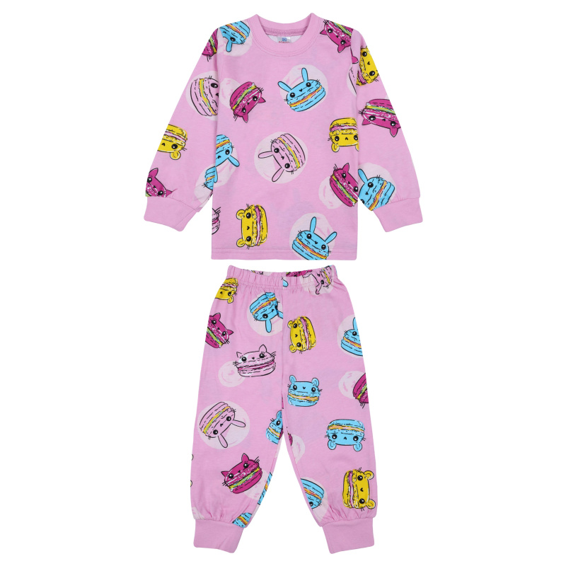 картинка БГ Пижама для девочки 2-6 лет 100% хлопок BONITO KIDS/BK3010PJ(03-23)/уп.5шт./меш.350шт. от BonitoKids