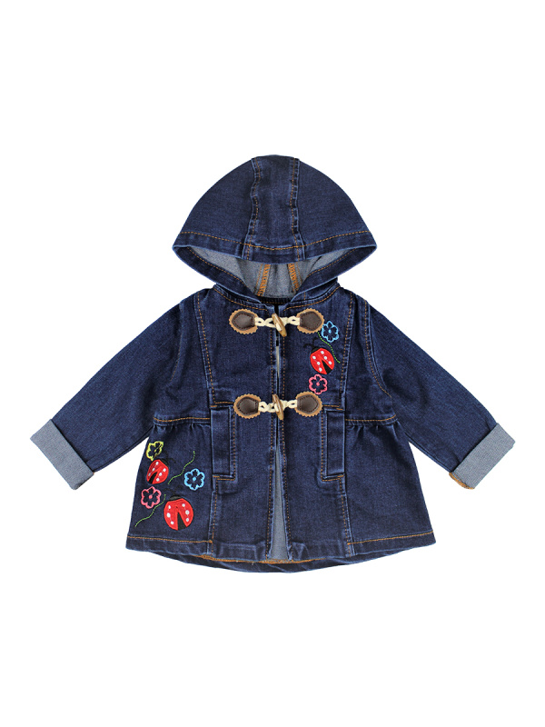 картинка КГ_ОТ Пальто для девочки 74-92 см 75% хлопок, 23% полиэстер, 2% лайкра BONITO KIDS/OP610/уп.4шт./меш.140шт. от BonitoKids