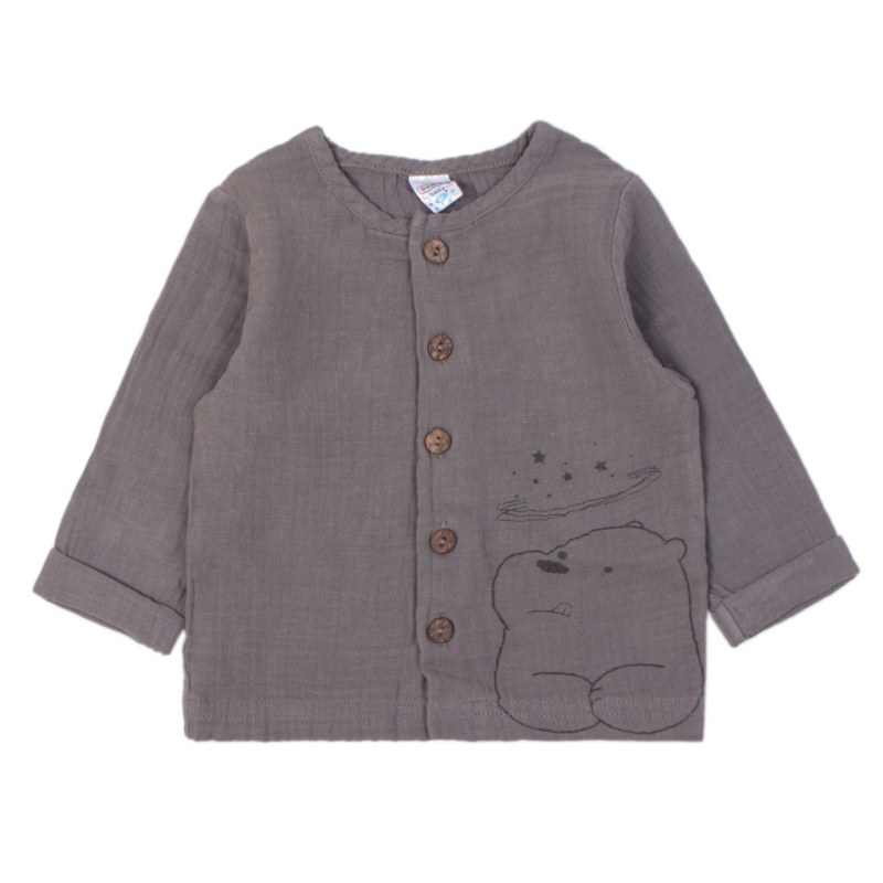 картинка ЧЗ Кофта для детей 68-86 см 100% хлопок BONITO KIDSD/OP1354(ЧЗ)/уп.4 шт./меш.540шт. от BonitoKids