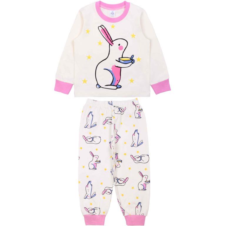 картинка БГ_ЧЗ Пижама для девочки 3-7 лет 92% хлопок 8% лайкра BONITO KIDS/SS6028(01-22)(ЧЗ)/уп.5шт./меш.250шт. от BonitoKids