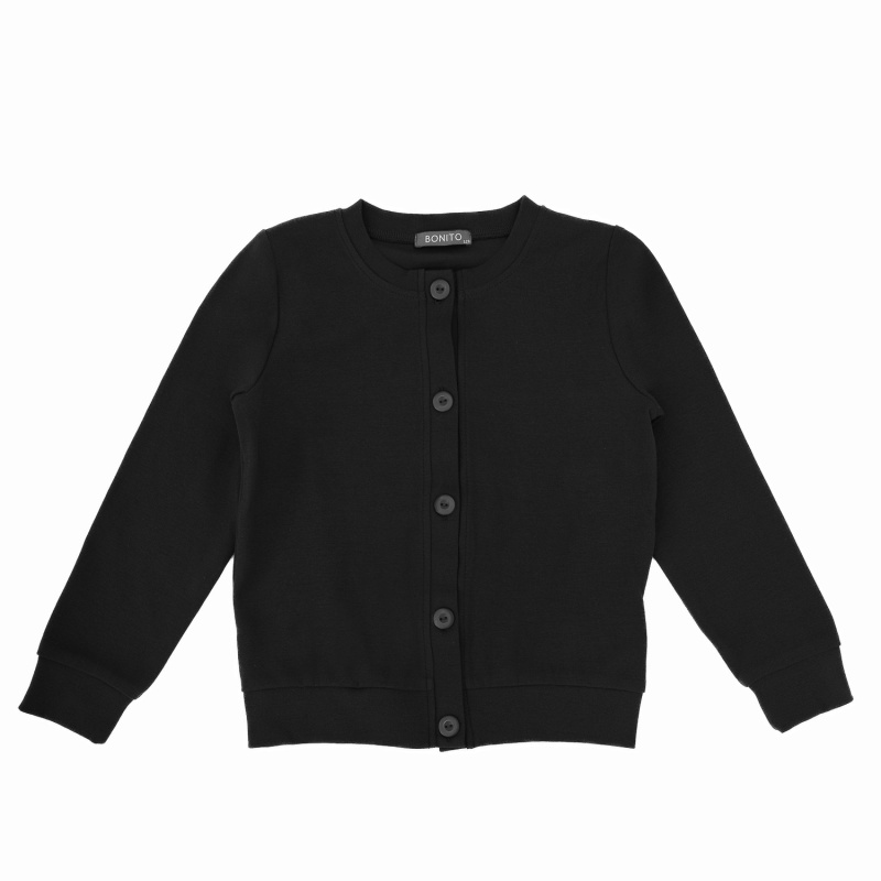 картинка БГ_ЧЗ Кардиган для девочки 7-11 лет, 95% х/б 5% лайкра BONITO KIDS/BK0276K(ЧЗ)/уп.5шт./меш.270шт. от BonitoKids