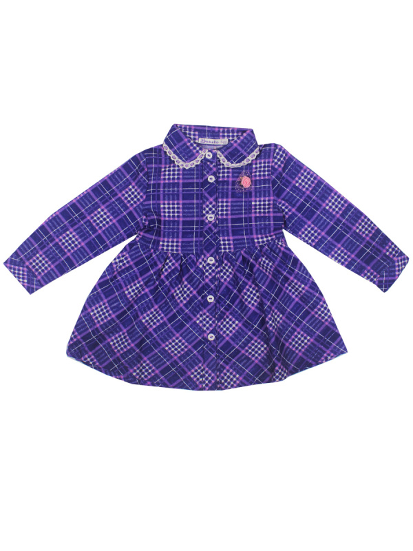 картинка КГ Платье для девочки 2-5 лет 100% хлопок BONITO KIDS/BK544R/уп.4шт./меш.300шт. от BonitoKids