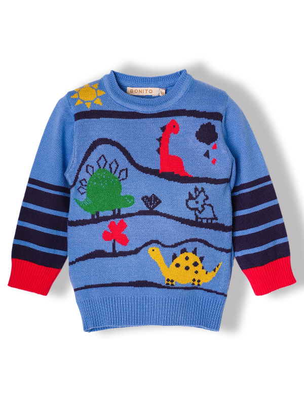 картинка ЧЗ Джемпер для мальчика 68-80 см 50% вискоза 22% нейлон 28% пэ BONITO KIDS/OP1573(10-24)(ЧЗ)/уп.2шт./меш.350шт. от BonitoKids