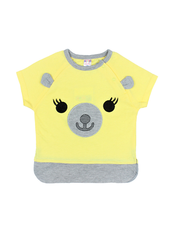 картинка ЧЗ Футболка для детей 1-4 лет, 100% х/б, BONITO KIDS/OP476/уп.4шт./меш.624 шт. от BonitoKids