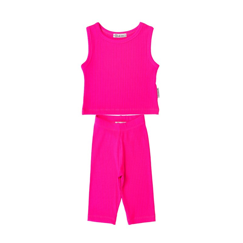 картинка КГ Комплект для девочек (майка и бриджи) 3-7 лет 60% хлопок 40% полиэстер BONITO KIDS/SS6091(10-24)/уп.5шт.,меш.450шт. от BonitoKids