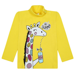 картинка БГ_ЧЗ Водолазка для девочки 1-4 лет 100% хлопок BONITO KIDS /BK0007D(06-23)(ЧЗ)/уп.4шт./меш.500шт. от BonitoKids