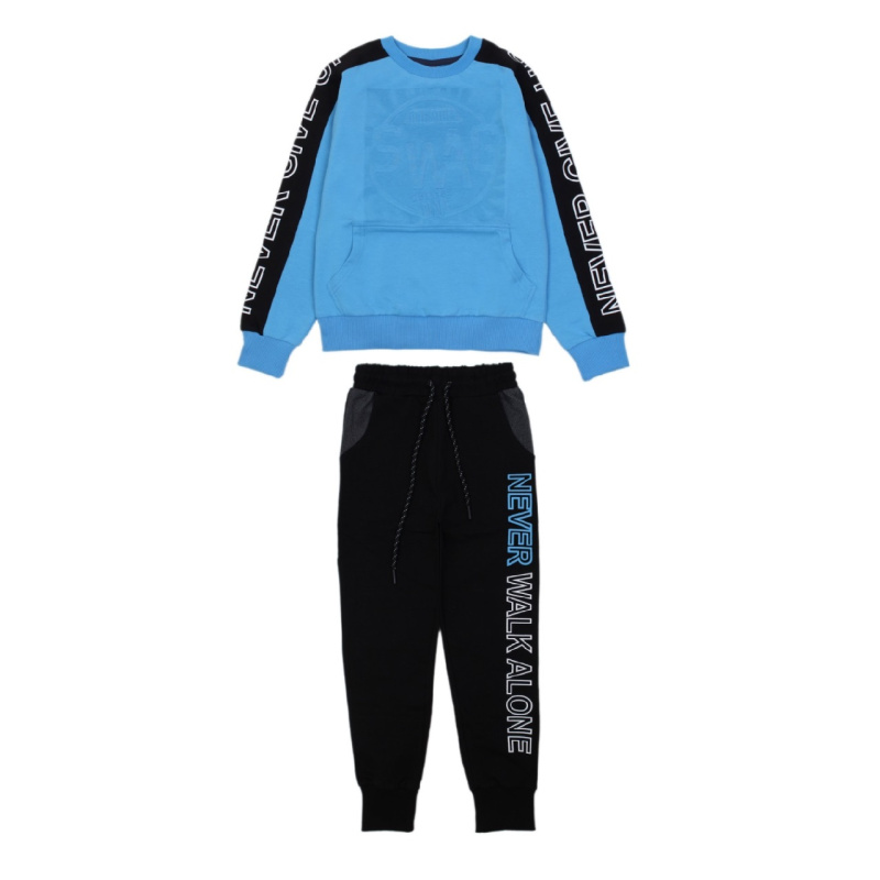 картинка ЧЗ_Комплект для детей (свитшот,трико), 8-12 лет, 65% хлопок, 27% полиэстер, 8% эластан, BONITO KIDS/OP1218(ЧЗ)/уп.5шт./меш.100шт. от BonitoKids