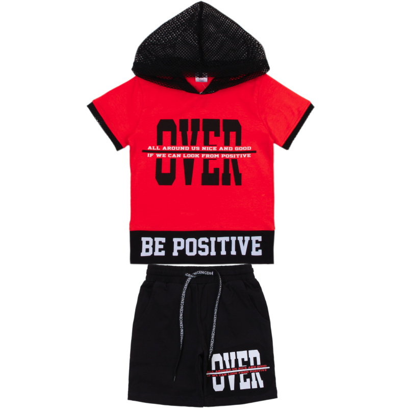 картинка БГ_ЧЗ Комплект для мальчика (футболка и шорты) 3-7 лет BONITO KIDS/OP1441(ЧЗ)/уп.5шт./меш.250шт. от BonitoKids