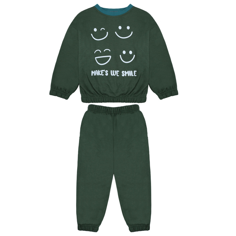 картинка КГ_БГ Комплект для детей (свитшот и штаны), 1-4 лет, 100% хлопок, BONITO KIDS/BK5442KP(01-23)/уп.4шт./меш.180шт. от BonitoKids