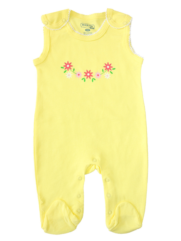 картинка КГ_ОТ Полукомбинезон для новорожденных 100% х/б 62-80 см, BONITO KIDS/OP348/уп.4шт./меш.440шт. от BonitoKids
