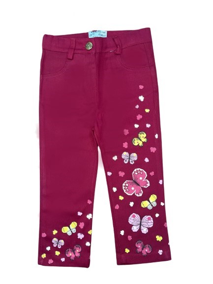 картинка КГ_ОТ Брюки для девочки 2-5 лет 100% хлопок BONITO KIDS/BK401P/уп.4шт/меш.340шт. от BonitoKids