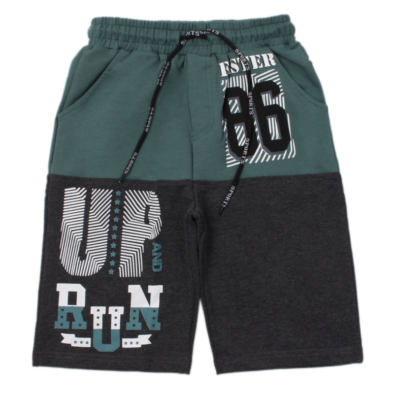 картинка ЧЗ Шорты для мальчика 8-12 лет 65% хлопок, 27% полиэстер, 8% эластан BONITO KIDS/OP1420(ЧЗ)/уп.5шт./меш.210шт. от BonitoKids