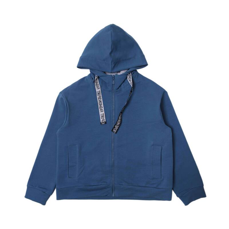 картинка ЧЗ Худи для мальчика 8-12 лет 65% хлопок, 27% полиэстер, 8% эластан BONITO KIDS/OP1853(ЧЗ)/уп.5шт./меш.140шт. от BonitoKids