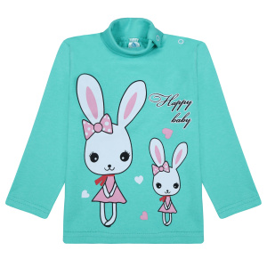 картинка БГ_ЧЗ Водолазка для девочки 1-4 лет 100% хлопок BONITO KIDS /BK0007D(06-23)(ЧЗ)/уп.4шт./меш.500шт. от BonitoKids